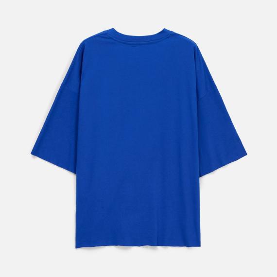 Футболка унисекс T1, синяя, размер XL/XXL