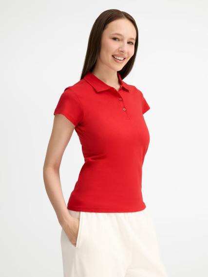 Рубашка поло женская Prescott women 170 красная, размер M