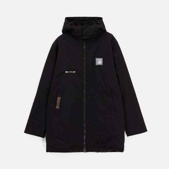 Куртка-парка унисекс Sfera, черная, размер 3XL