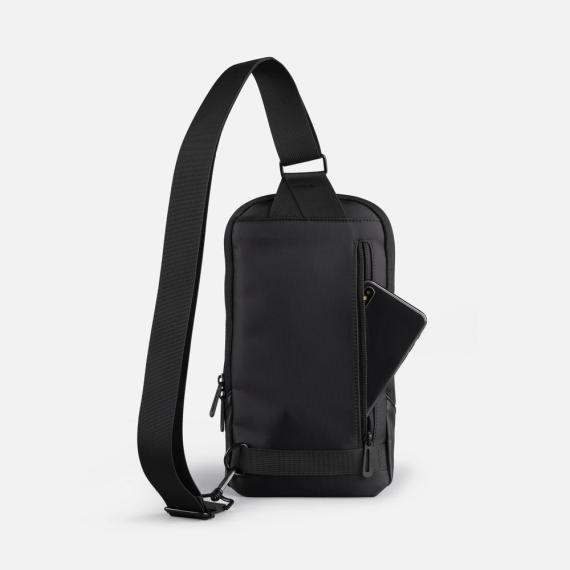 Рюкзак на одно плечо Solnex, черный