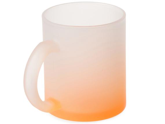 Стеклянная матовая кружка с градиентом для сублимации «Омбре»