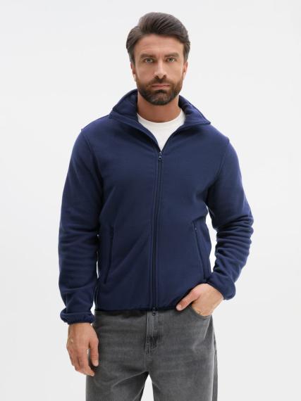 Куртка флисовая унисекс Ben Mac, темно-синяя, размер XXL