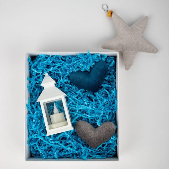 Бумажный наполнитель Chip, светло-синий