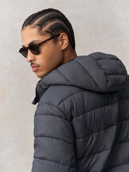 Куртка-парка унисекс Reverse, черная, размер XXL