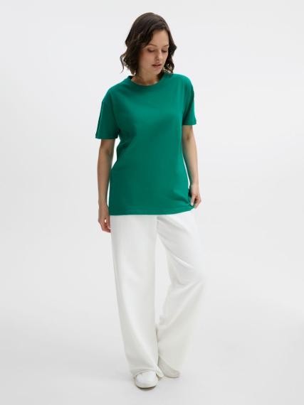 Футболка Regent 150 зеленая (изумрудная), размер XL