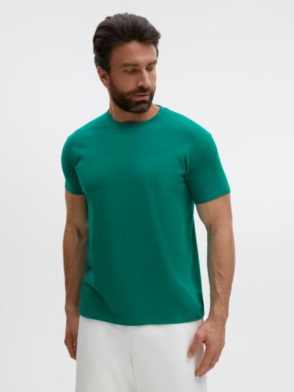 Футболка Regent 150 зеленая (изумрудная), размер XL