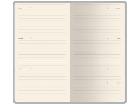 Еженедельник недатированный А6 «Verde»