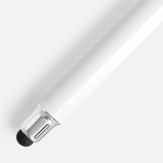 Роллер Scribo со стилусом, матовый белый