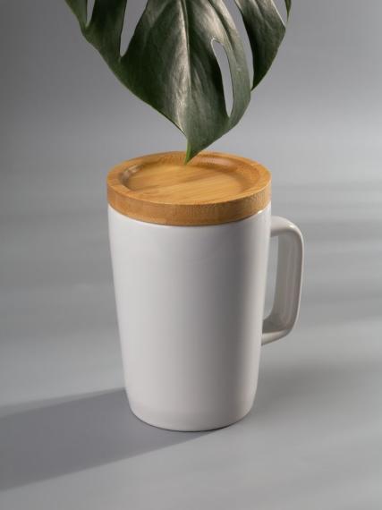 Кружка Vierra с крышкой-костером, белая