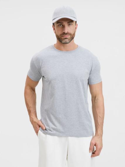 Футболка T-Bolka 160, серый меланж, размер S