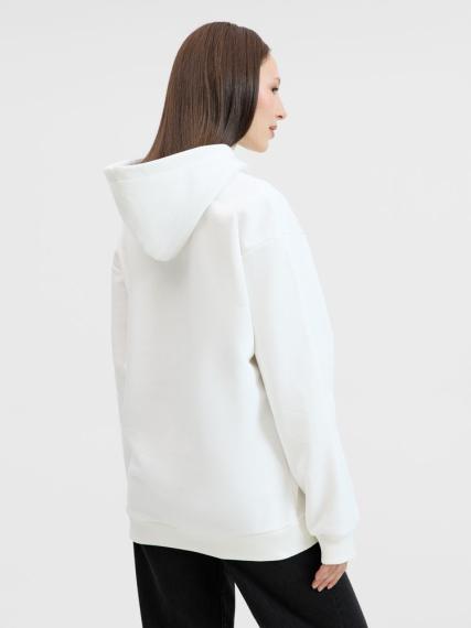 Худи унисекс оверсайз Songo, молочно-белое, размер M/L