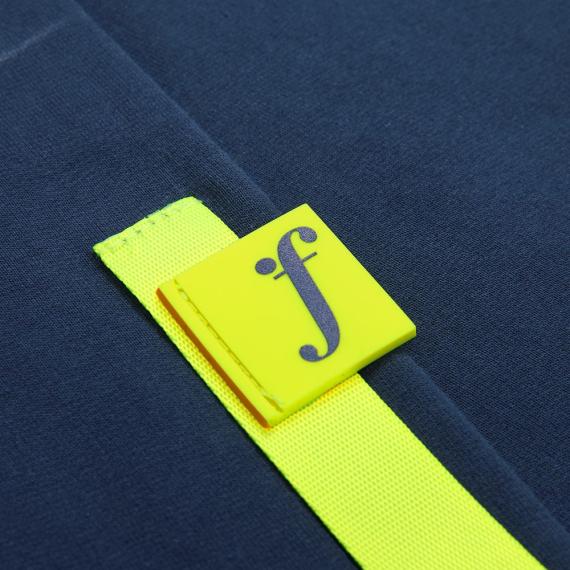 Футболка оверсайз с двойным рукавом Kosmos, темно-синяя, размер XL/XXL