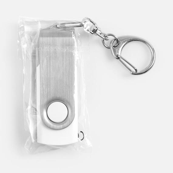 Флешка Twist, белая, 8 Гб