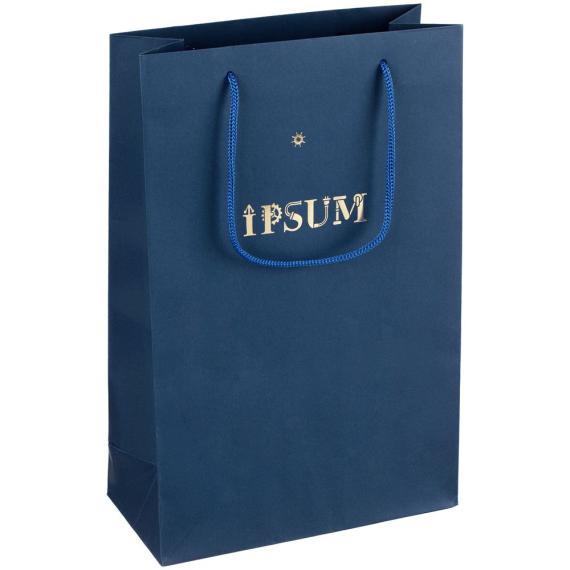 Пакет бумажный Waski S, синий