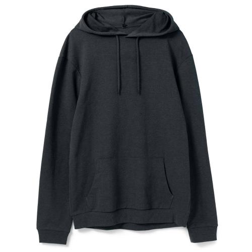 Толстовка с капюшоном унисекс Hoodie, темно-серая, размер M