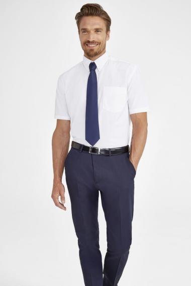Рубашка мужская с коротким рукавом Brisbane белая, размер XL