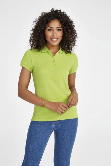 Рубашка поло женская People 210 желтая, размер XL