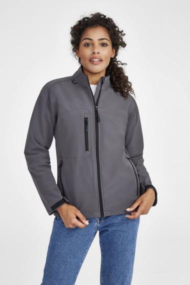 Куртка женская на молнии Roxy 340, серый меланж, размер L