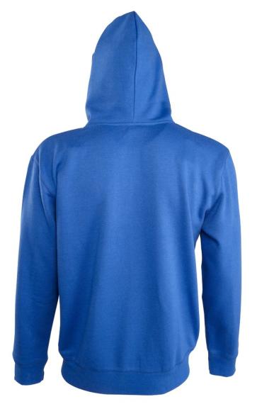 Свитшот мужской Soul men 290 с контрастным капюшоном, ярко-синий, размер XL