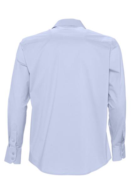 Рубашка мужская с длинным рукавом Brighton голубая, размер S