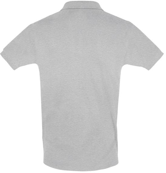 Рубашка поло мужская Perfect Men 180 серый меланж, размер L