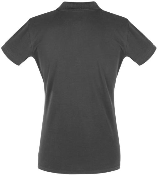 Рубашка поло женская Perfect Women 180 темно-серая, размер L