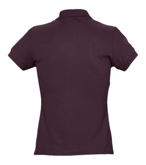 Рубашка поло женская Passion 170 бордовая, размер XXL